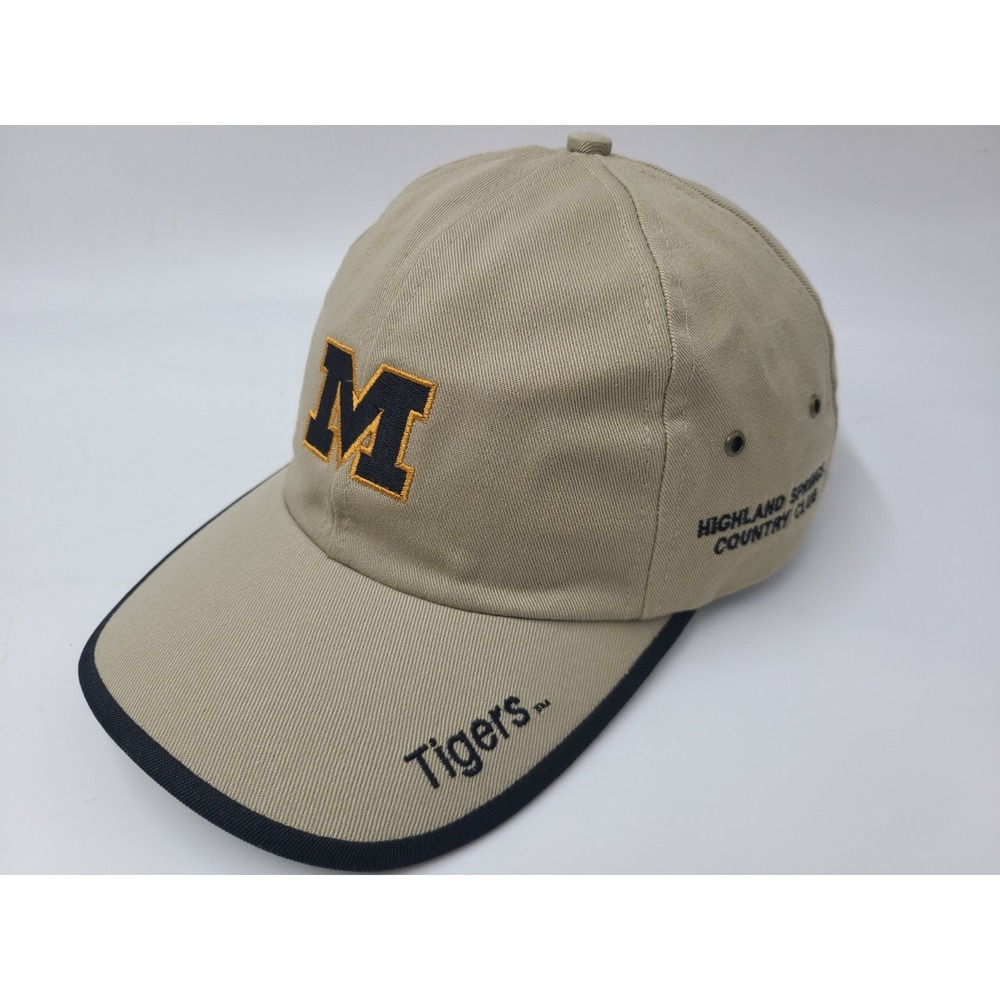 Vintage Missouri Mizzou Tigers Highland Springs Country Club Texace Golf Hat Cap